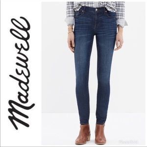 Madewell High Riser Skinny jeans Atlantic wash Size 24 00
